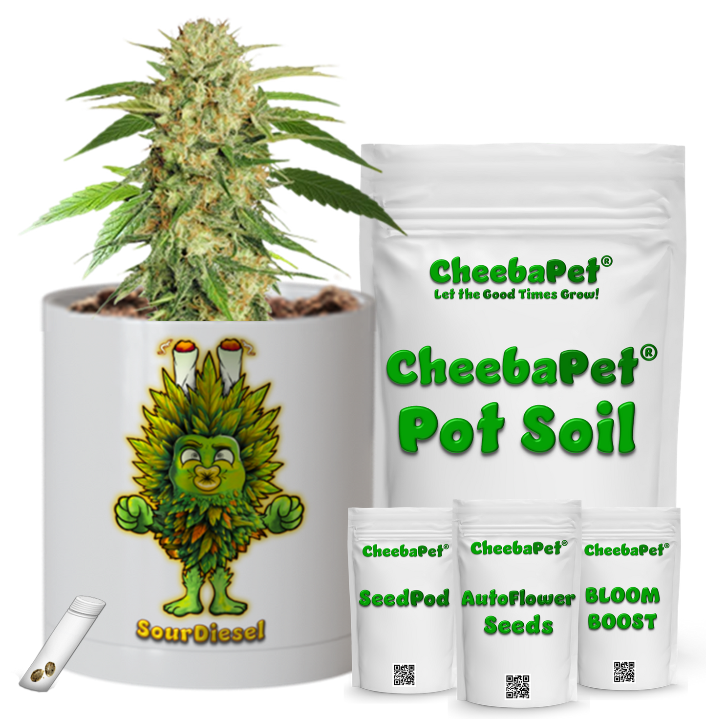 CheebaPet Planter Kit - SourDiesel