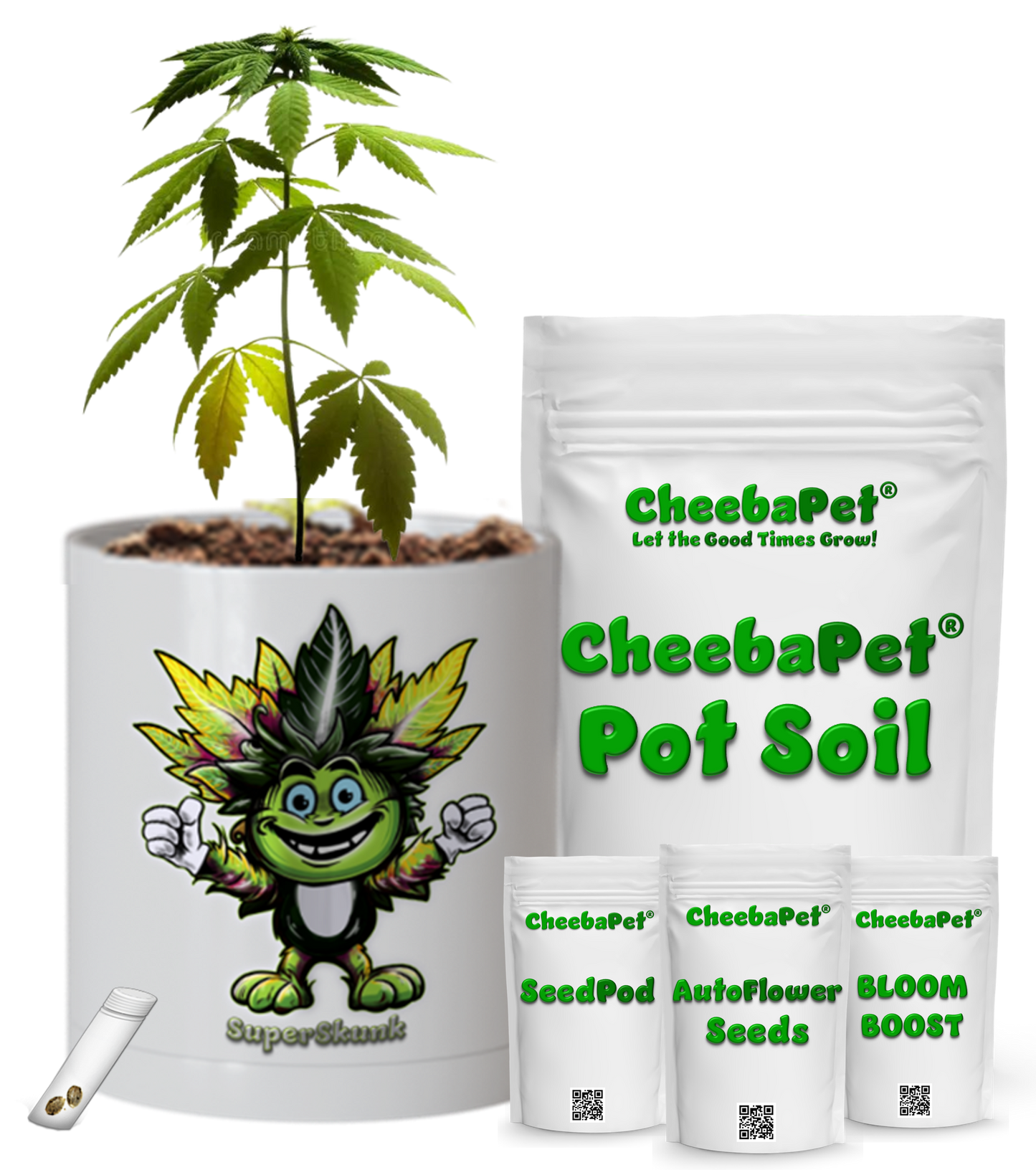 CheebaPet Planter Kit - SuperSkunk